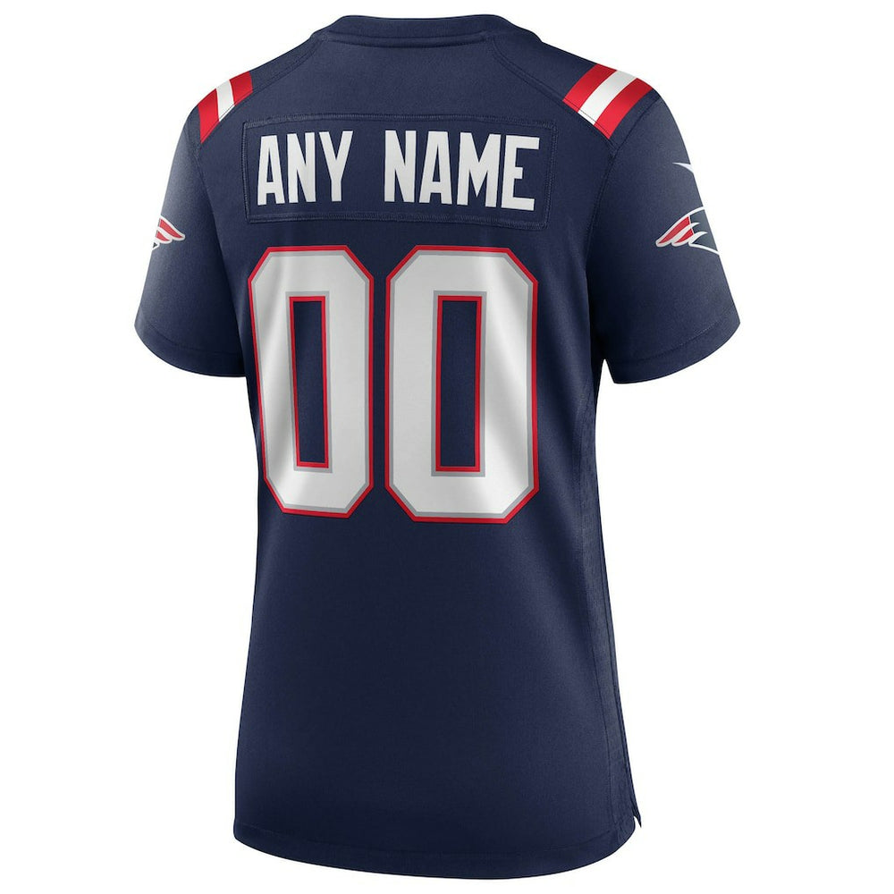 New England Patriots Nike Women's Super Bowl LX Patch Custom Game Jersey