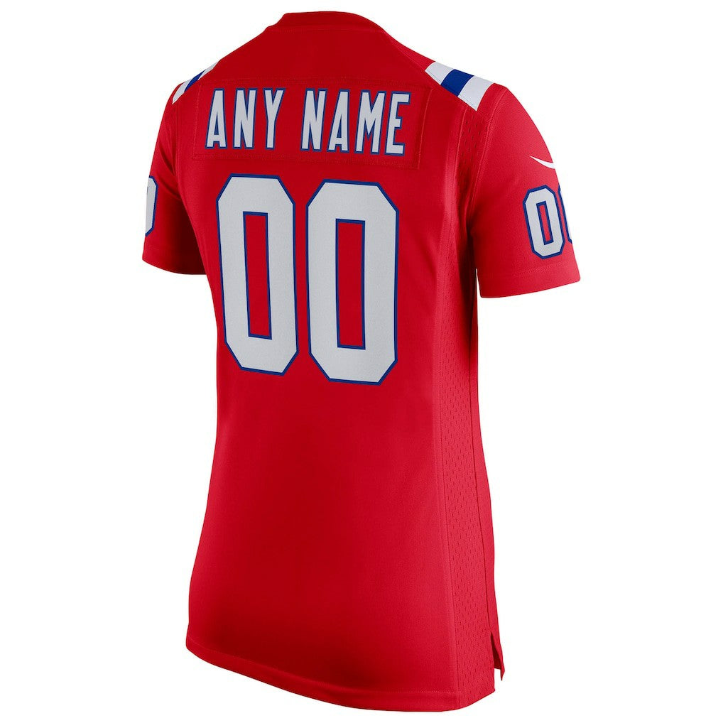 New England Patriots Nike Women's Super Bowl LX Patch Custom Game Jersey