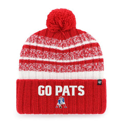 New England Patriots 47 brand '47 Local Cuffed Knit Hat with Pom