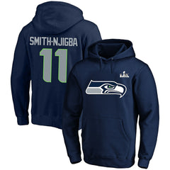 Seattle Seahawks Fanatics Jaxon Smith-Njigba  Super Bowl LX Champions Big & Tall Name & Number Fleece Hoodie