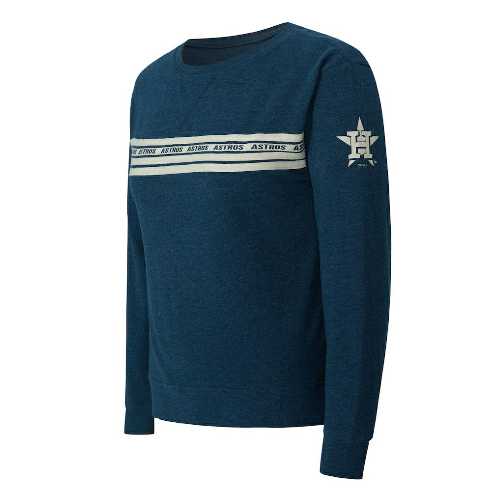 Houston Astros Concepts Sport Women's Birch French Terry Long Sleeve T-Shirt | MLB New