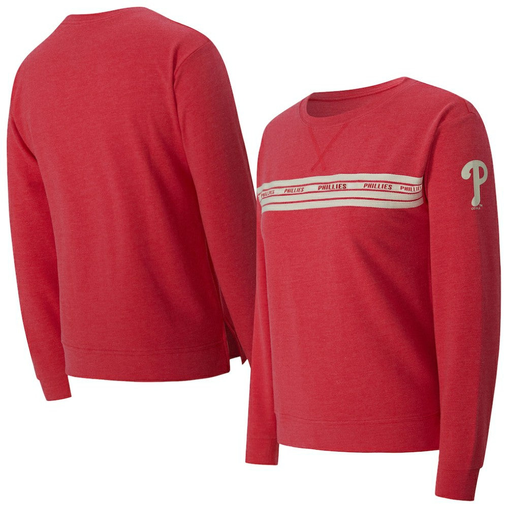 Philadelphia Phillies Concepts Sport Women's Birch French Terry Long Sleeve T-Shirt | MLB Outlet