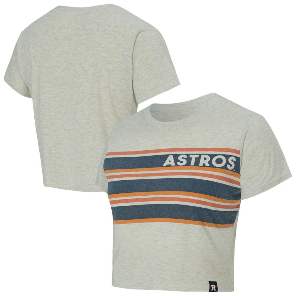 Houston Astros Concepts Sport Women's Birch Cropped T-Shirt | MLB On Sale