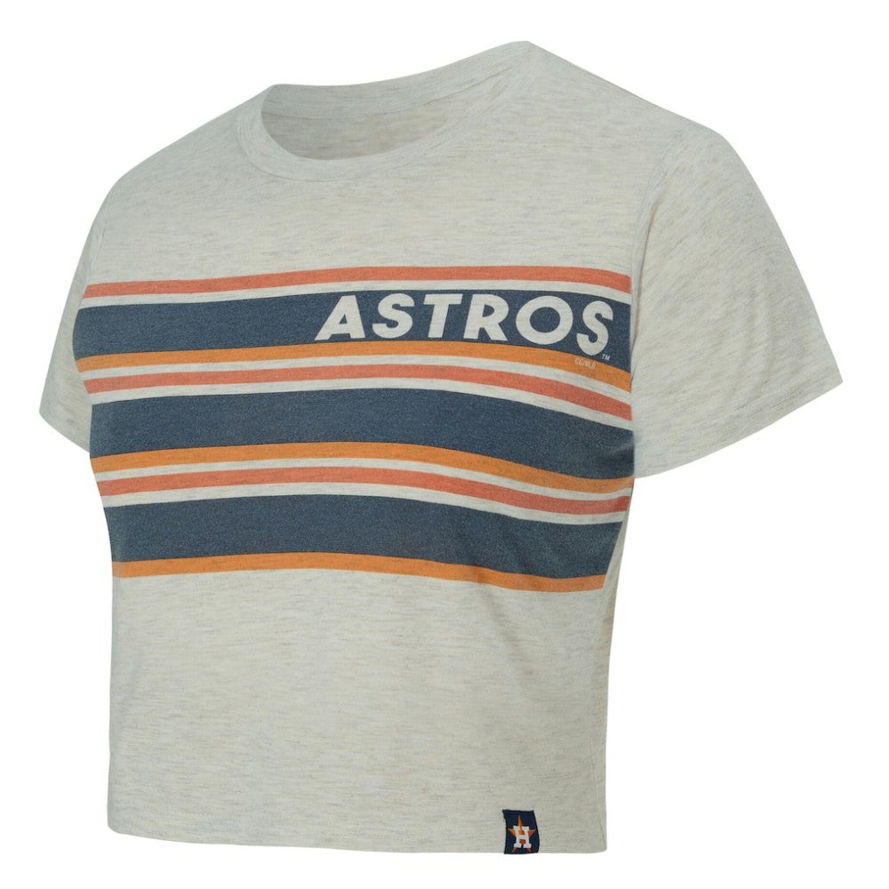 Houston Astros Concepts Sport Women's Birch Cropped T-Shirt | MLB On Sale