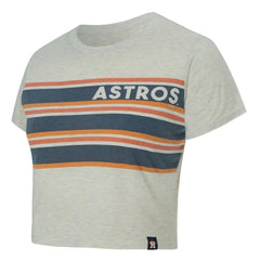 Houston Astros Concepts Sport Women's Birch Cropped T-Shirt | MLB On Sale