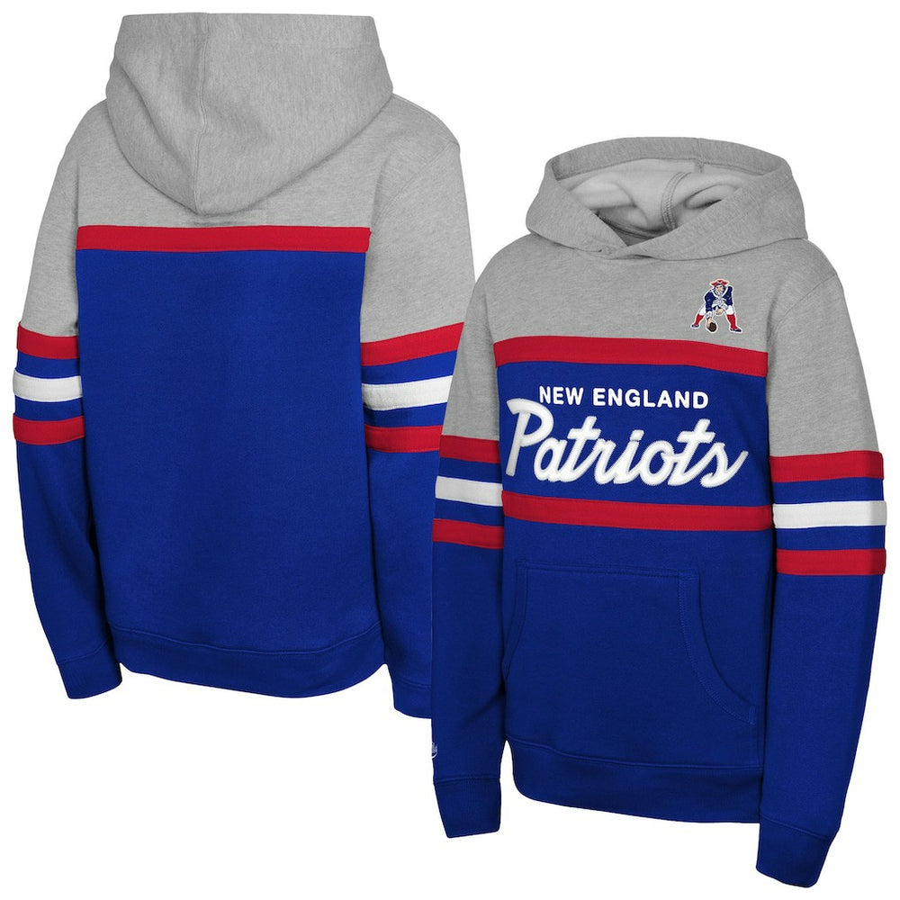 New England Patriots Mitchell & Ness Throwback Head Coach Pullover Hoodie
