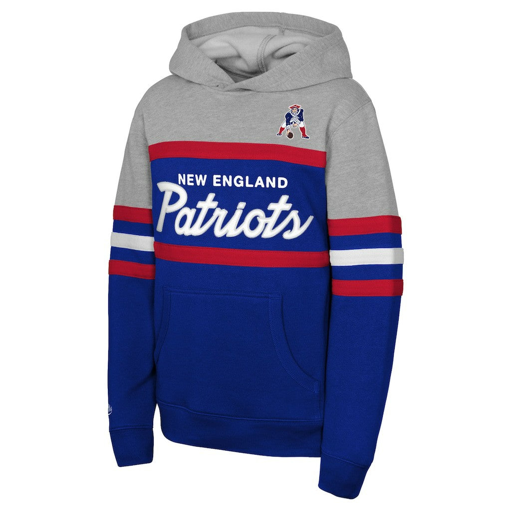 New England Patriots Mitchell & Ness Throwback Head Coach Pullover Hoodie