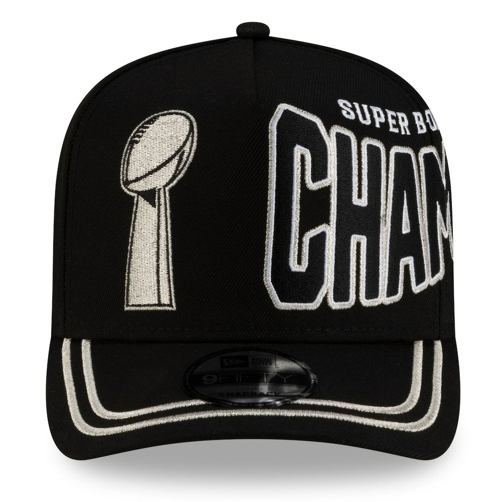 Seattle Seahawks New Era Super Bowl LX Champions Parade A-Frame 9FIFTY Snapback Hat