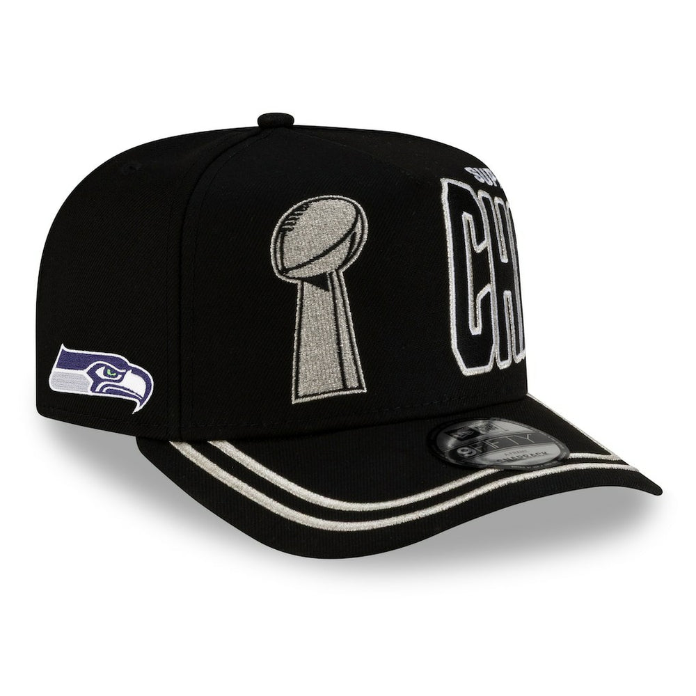 Seattle Seahawks New Era Super Bowl LX Champions Parade A-Frame 9FIFTY Snapback Hat