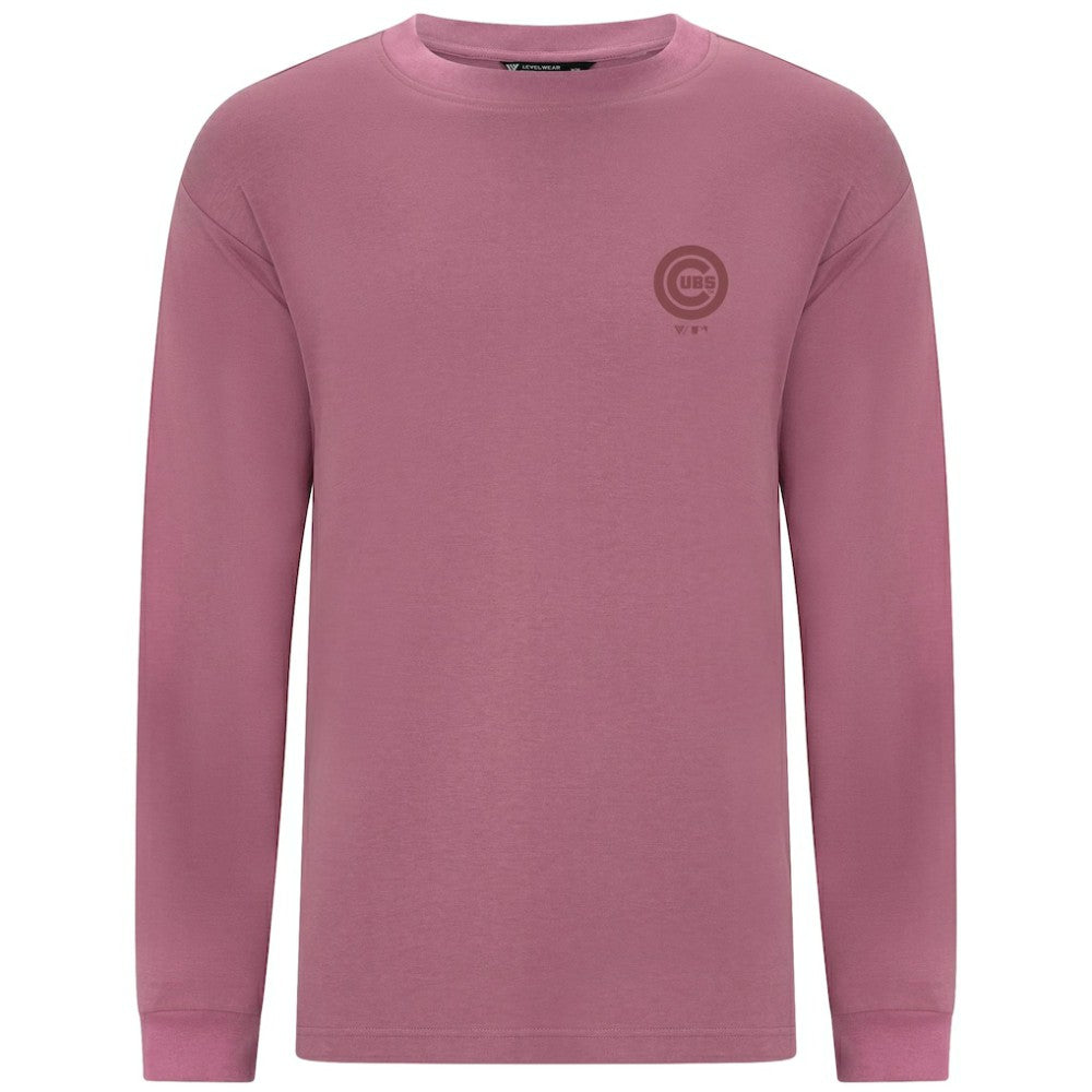 Chicago Cubs Levelwear Bridal Rose Luxe Signature Long Sleeve T-Shirt | MLB Outlet