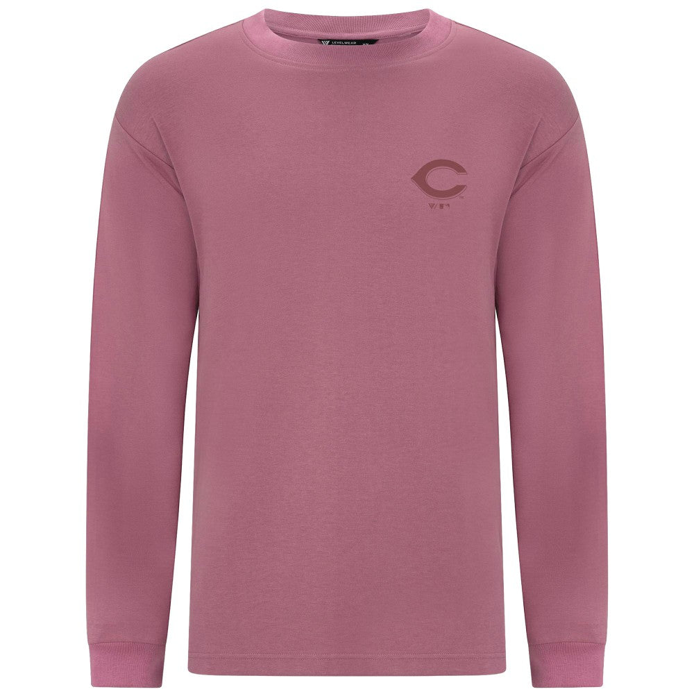 Cincinnati Reds Levelwear Bridal Rose Luxe Signature Long Sleeve T-Shirt | MLB US