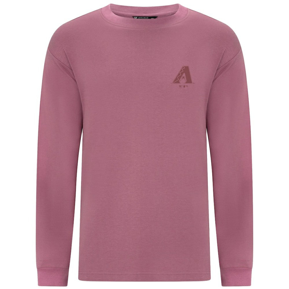 Arizona Diamondbacks Levelwear Bridal Rose Luxe Signature Long Sleeve T-Shirt | MLB Online