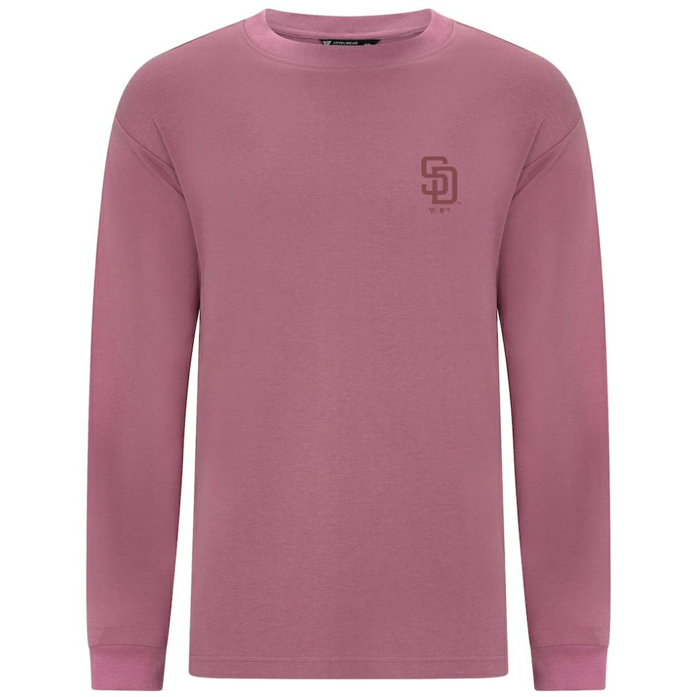 San Diego Padres Levelwear Bridal Rose Luxe Signature Long Sleeve T-Shirt | MLB Online