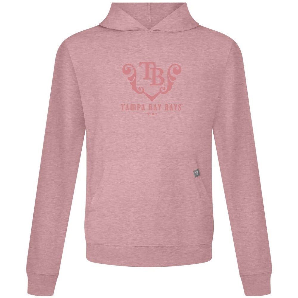 Tampa Bay Rays Levelwear Bridal Rose Relay Pullover Hoodie | MLB Shop