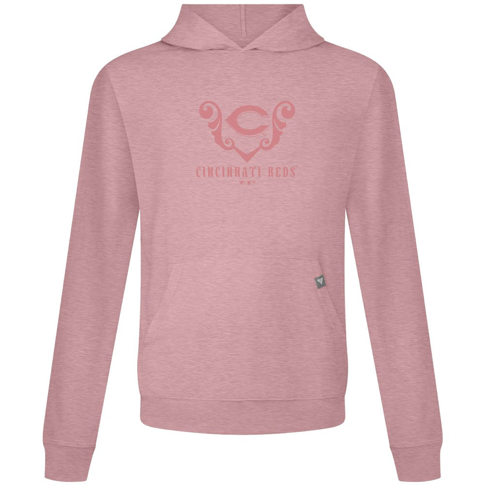 Cincinnati Reds Levelwear Bridal Rose Relay Pullover Hoodie | MLB Online