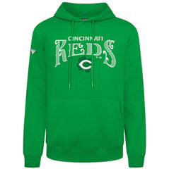 Cincinnati Reds Levelwear St. Patrick's Day Podium Hoodie | MLB Sale