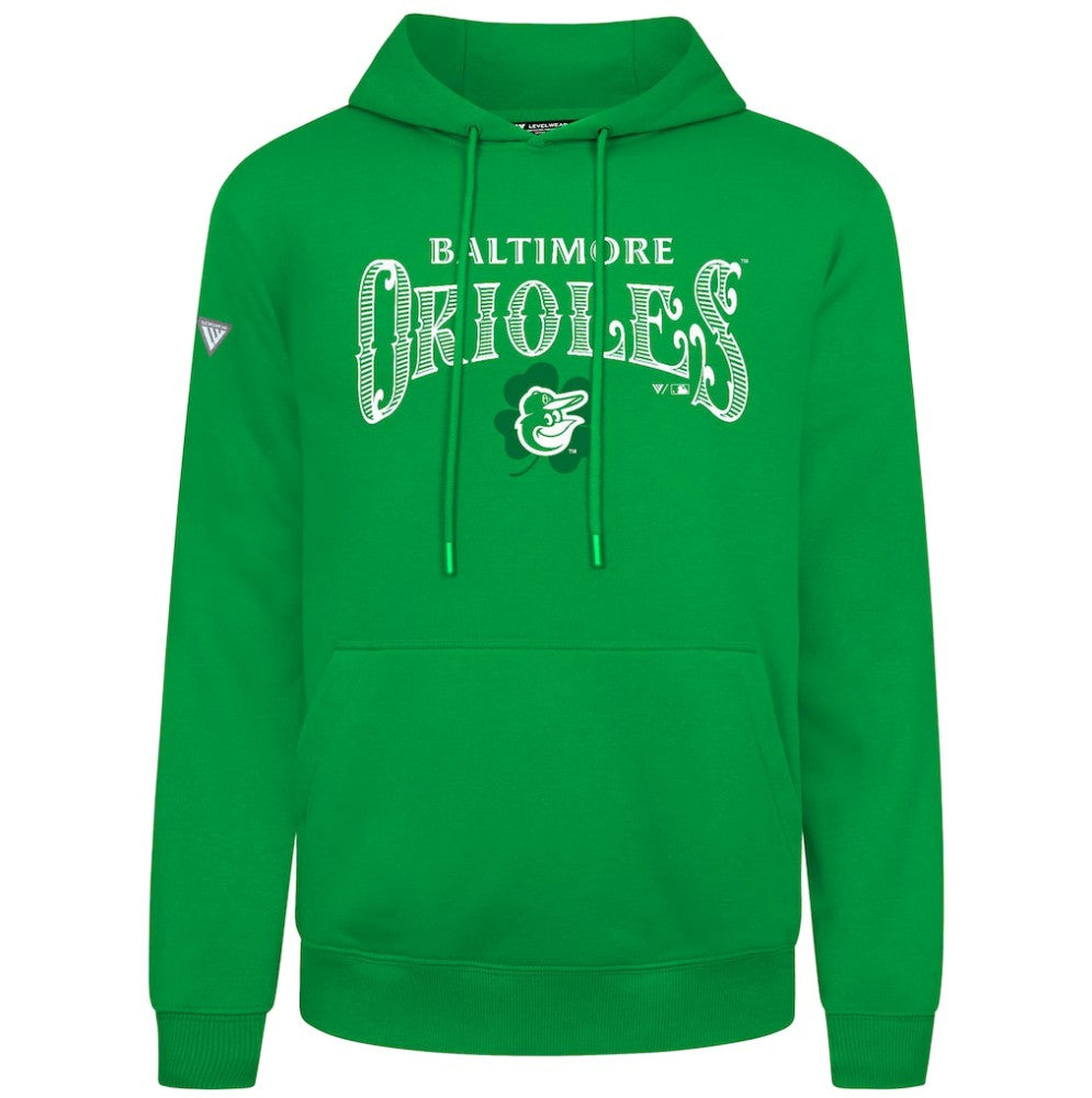 Baltimore Orioles Levelwear St. Patrick's Day Podium Hoodie | MLB New