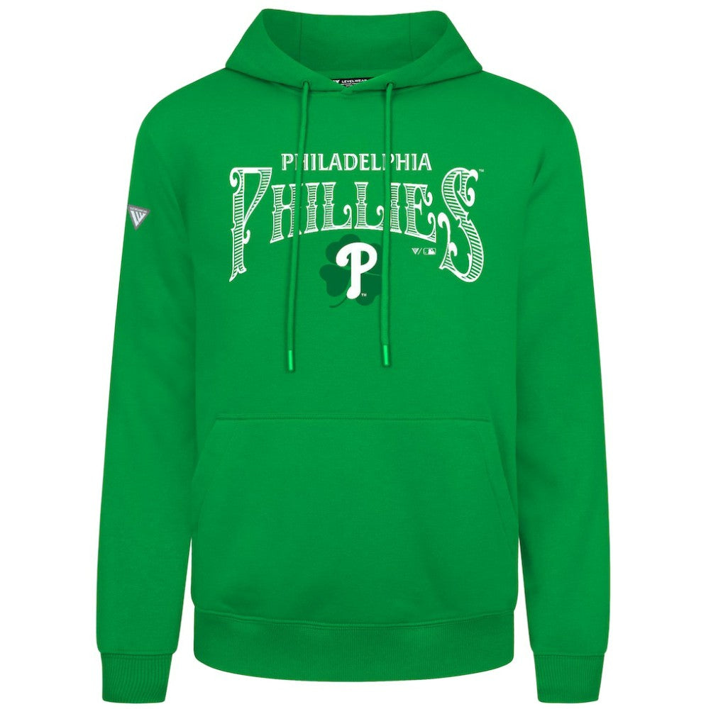 Philadelphia Phillies Levelwear St. Patrick's Day Podium Hoodie | MLB On Sale