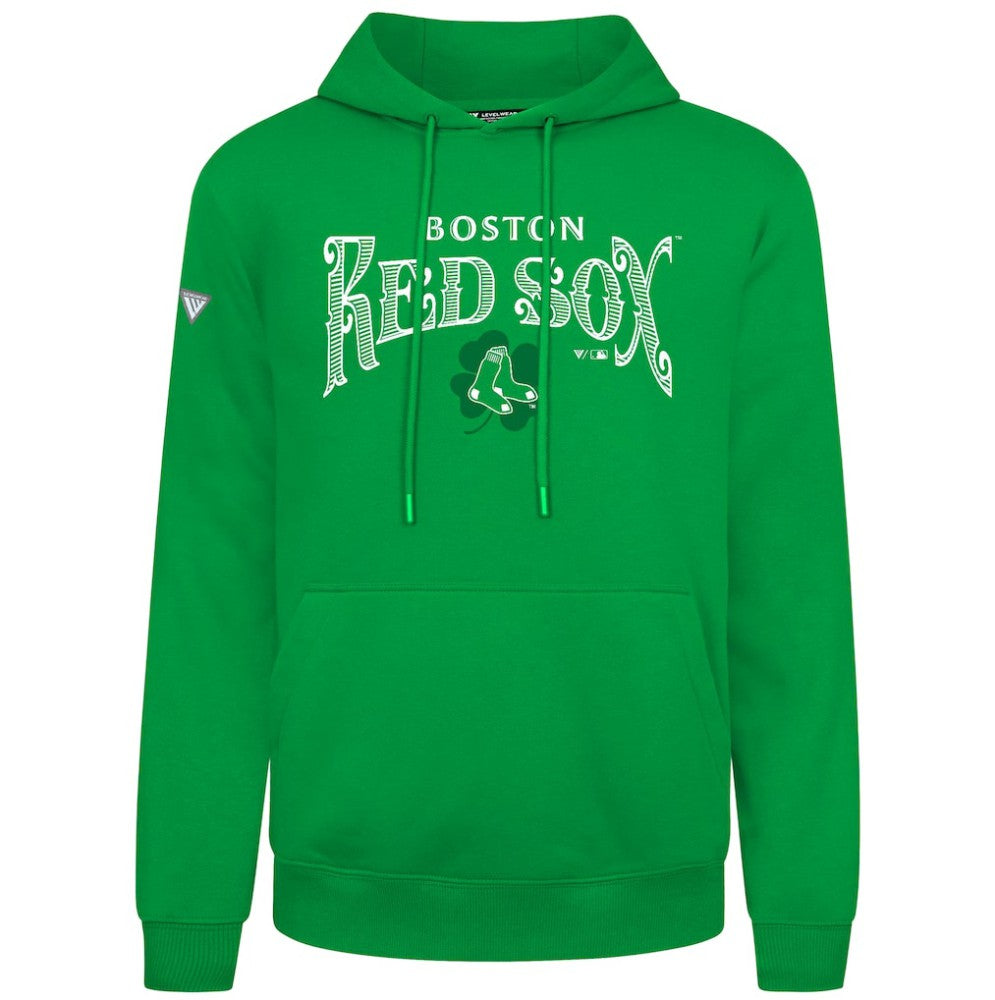 Boston Red Sox Levelwear St. Patrick's Day Podium Hoodie | MLB On Sale