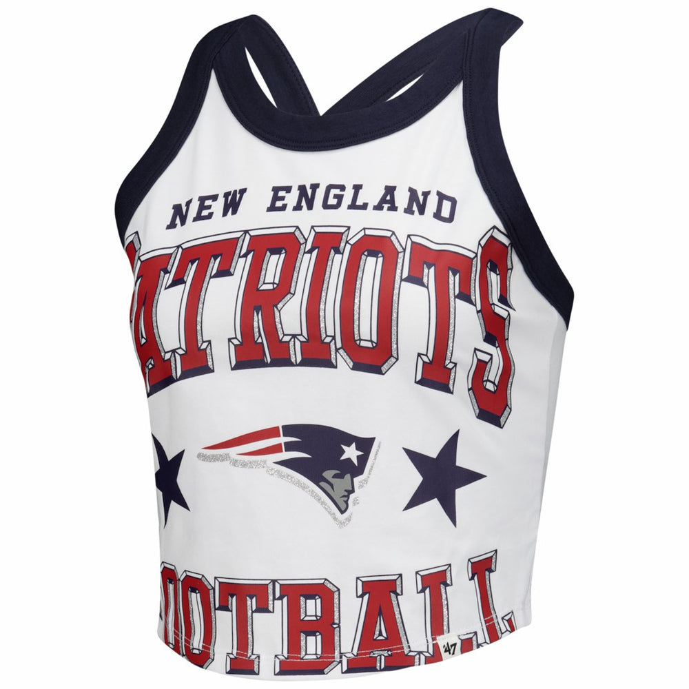 New England Patriots 47 brand '47 Women's Energize Sporty Tank Top