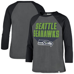 Seattle Seahawks 47 brand '47 Women's Jetset Ava Raglan Long Sleeve T-Shirt