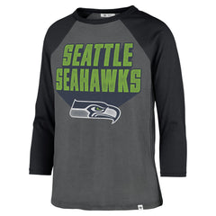 Seattle Seahawks 47 brand '47 Women's Jetset Ava Raglan Long Sleeve T-Shirt