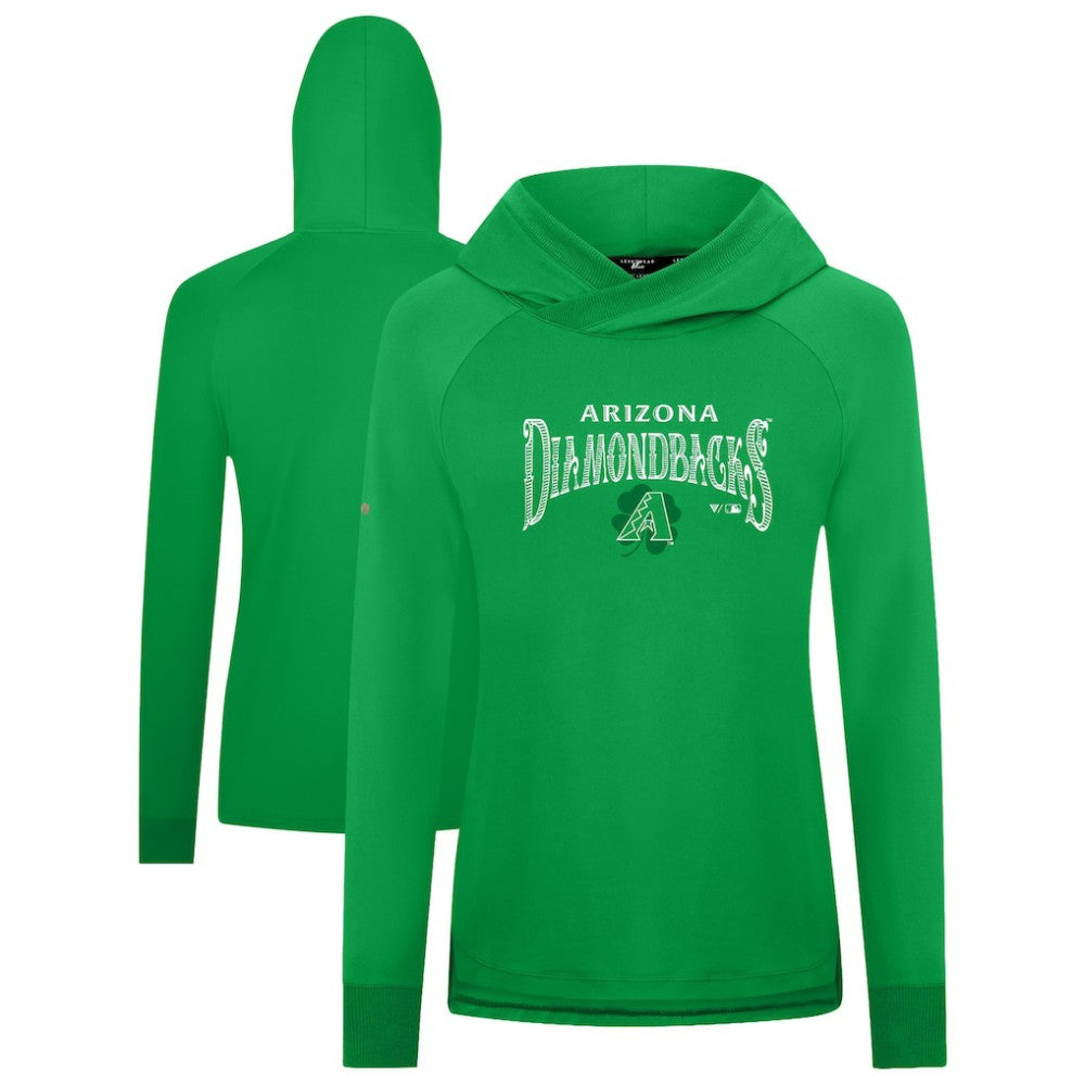Arizona Diamondbacks Levelwear Women's St. Patrick's Day Slender Raglan Hoodie | MLB US