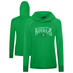 Kansas City Royals Levelwear Women's St. Patrick's Day Slender Raglan Hoodie | MLB Discount