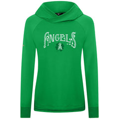 Los Angeles Angels Levelwear Women's St. Patrick's Day Slender Raglan Hoodie | MLB US