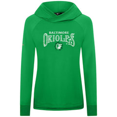 Baltimore Orioles Levelwear Women's St. Patrick's Day Slender Raglan Hoodie | MLB Near me