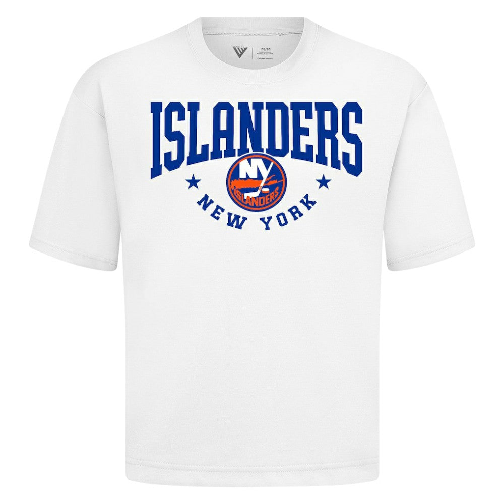 New York Islanders Levelwear Luxe Signature Knit T-Shirt On Sale