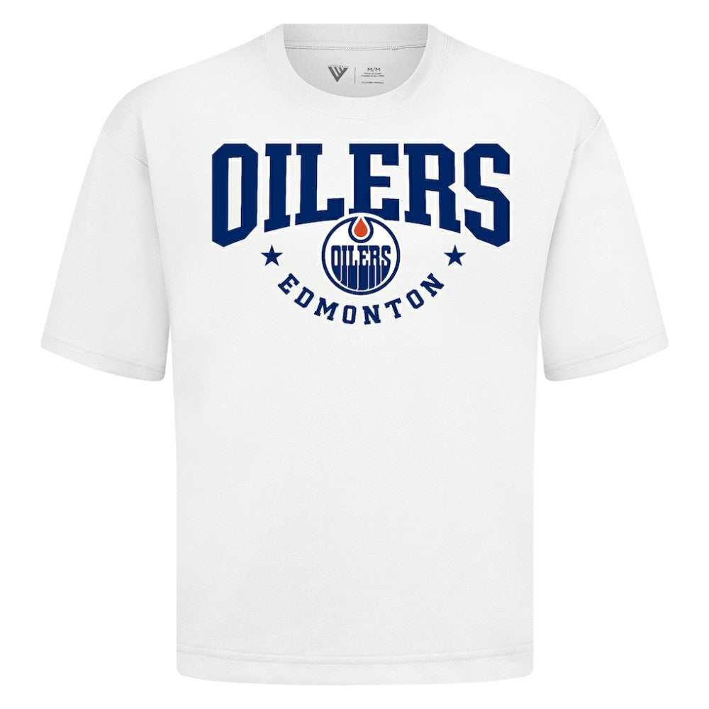 Edmonton Oilers Levelwear Luxe Signature Knit T-Shirt Sale
