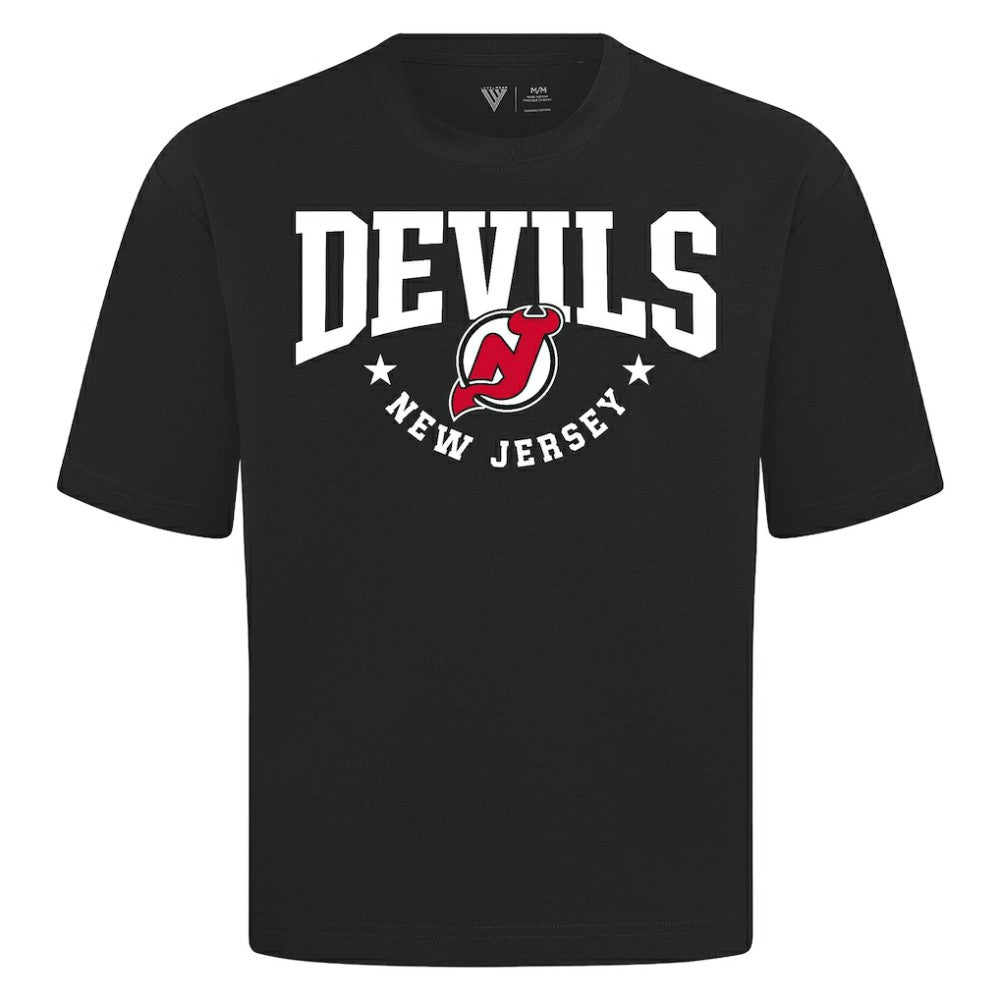 New Jersey Devils Levelwear Luxe Signature Knit T-Shirt For Sale
