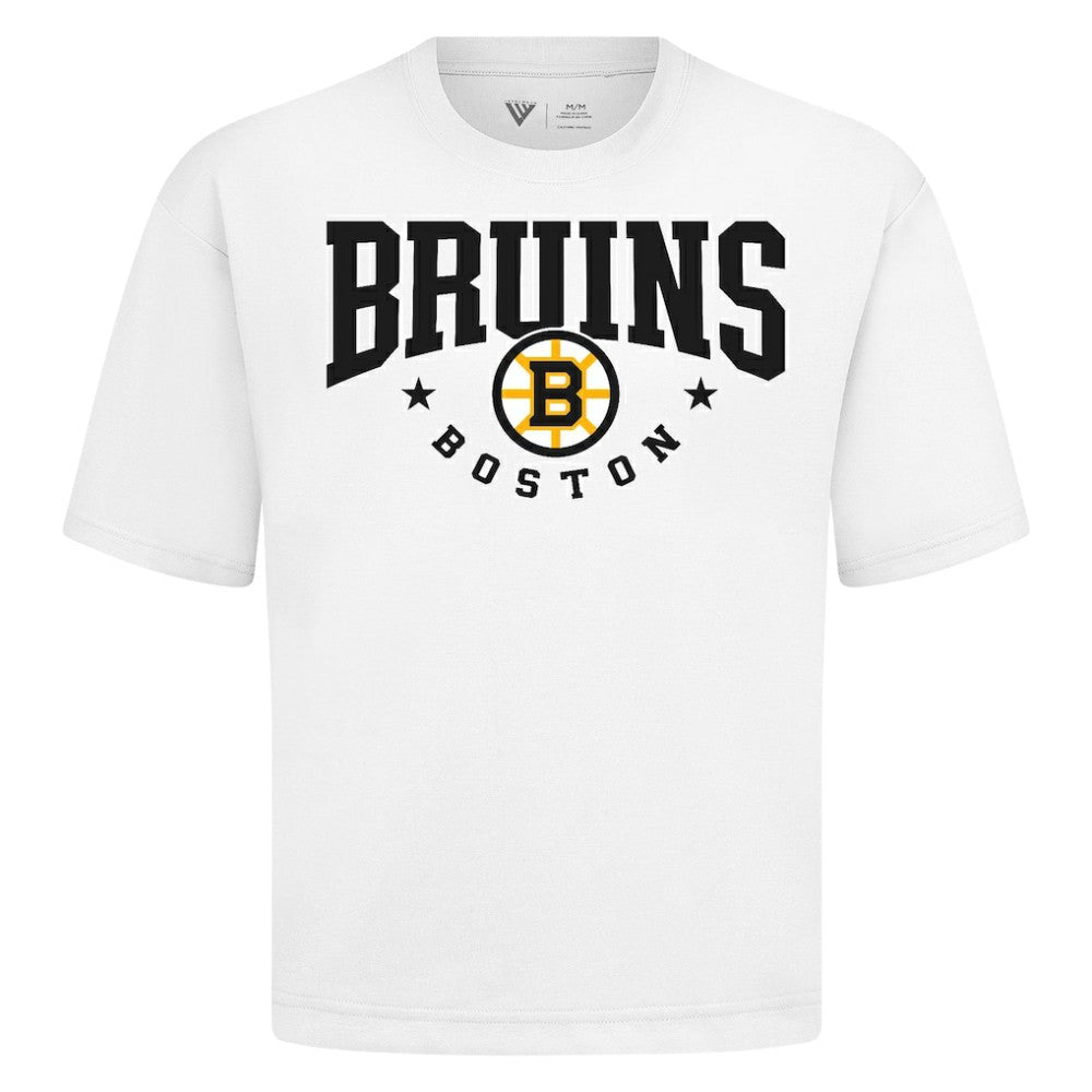 Boston Bruins Levelwear Luxe Signature Knit T-Shirt On Sale