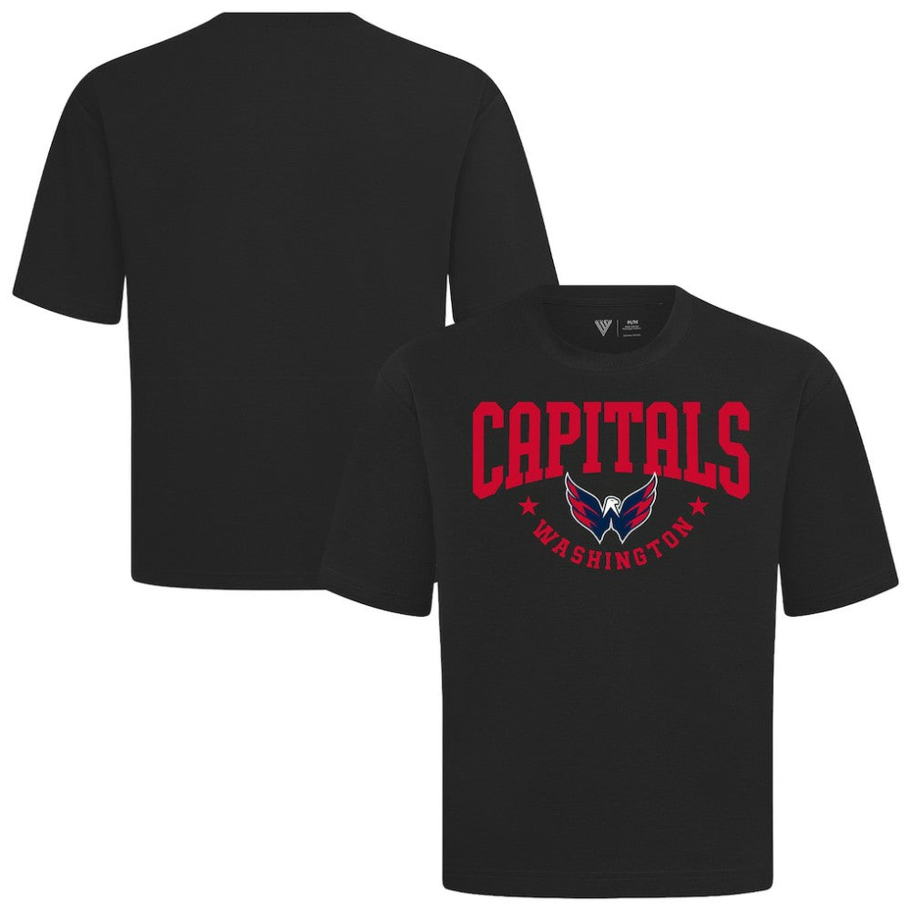 Washington Capitals Levelwear Luxe Signature Knit T-Shirt For Sale