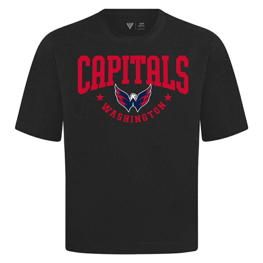 Washington Capitals Levelwear Luxe Signature Knit T-Shirt For Sale