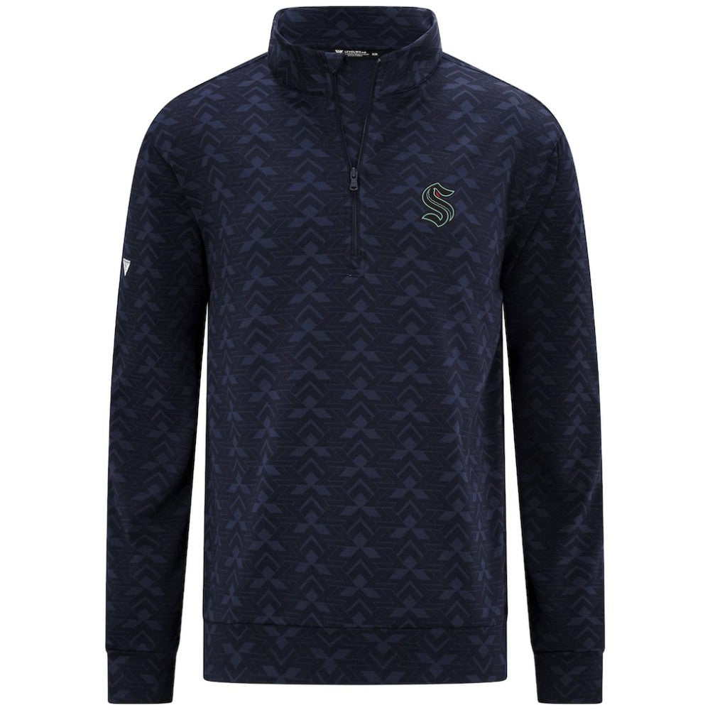 Seattle Kraken Levelwear Chameleon Quarter-Zip Sweatshirt Online
