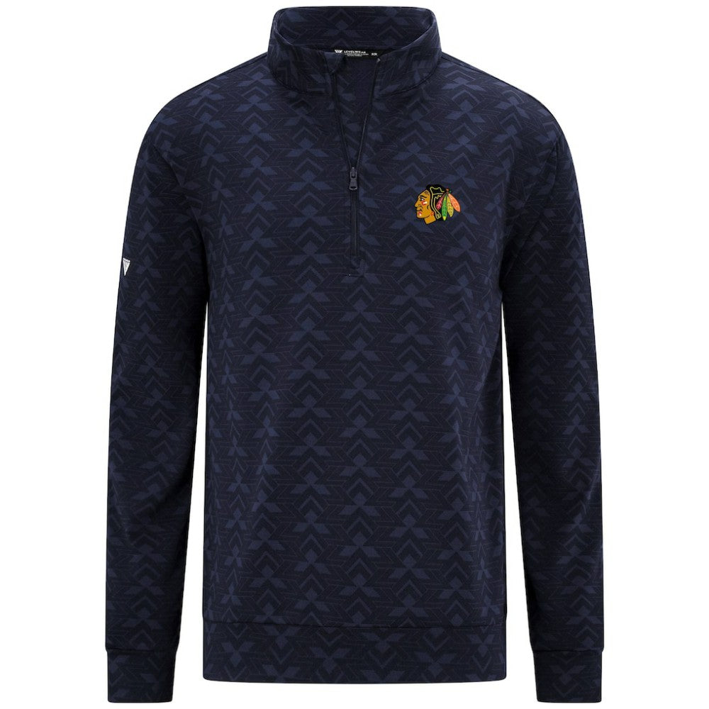 Chicago Blackhawks Levelwear Chameleon Quarter-Zip Sweatshirt On Sale