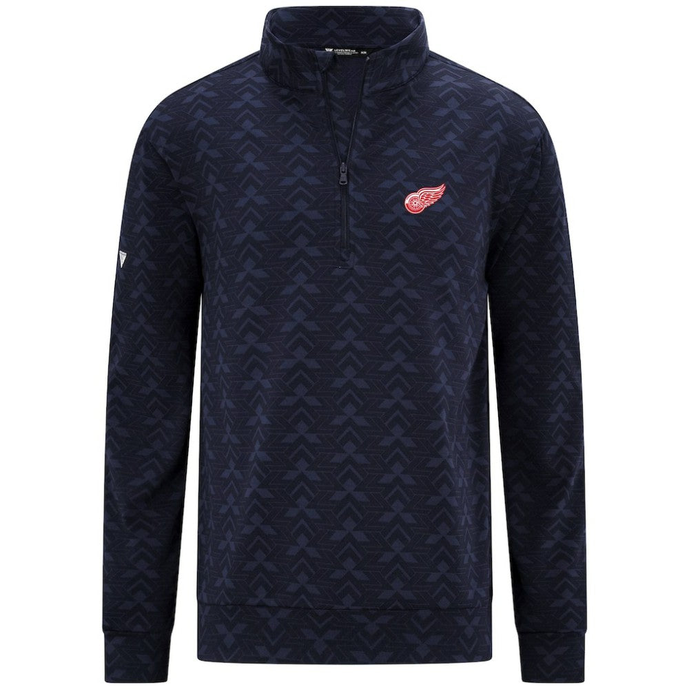 Detroit Red Wings Levelwear Chameleon Quarter-Zip Sweatshirt On Sale