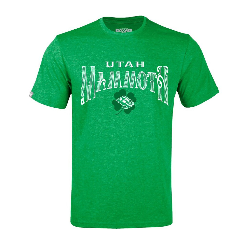 Utah Mammoth Levelwear St. Patrick's Day Richmond T-Shirt On Sale