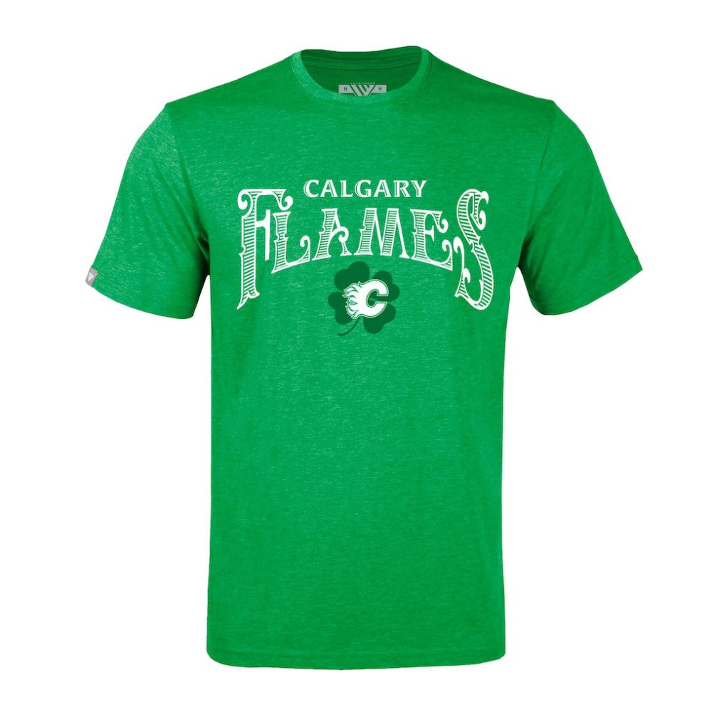 Calgary Flames Levelwear St. Patrick's Day Richmond T-Shirt Sale