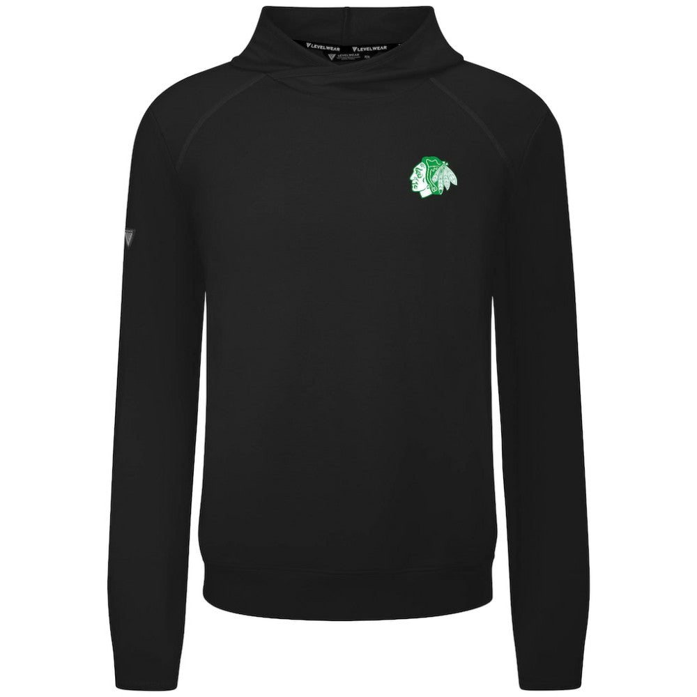 Chicago Blackhawks Levelwear St. Patrick's Day Mandate Tri-Blend Hoodie Online