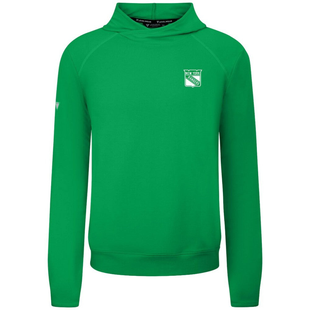 New York Rangers Levelwear St. Patrick's Day Mandate Tri-Blend Hoodie Discount