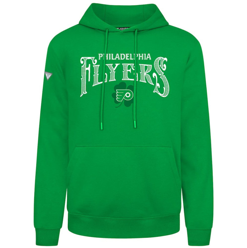 Philadelphia Flyers Levelwear St. Patrick's Day Podium Hoodie Sale