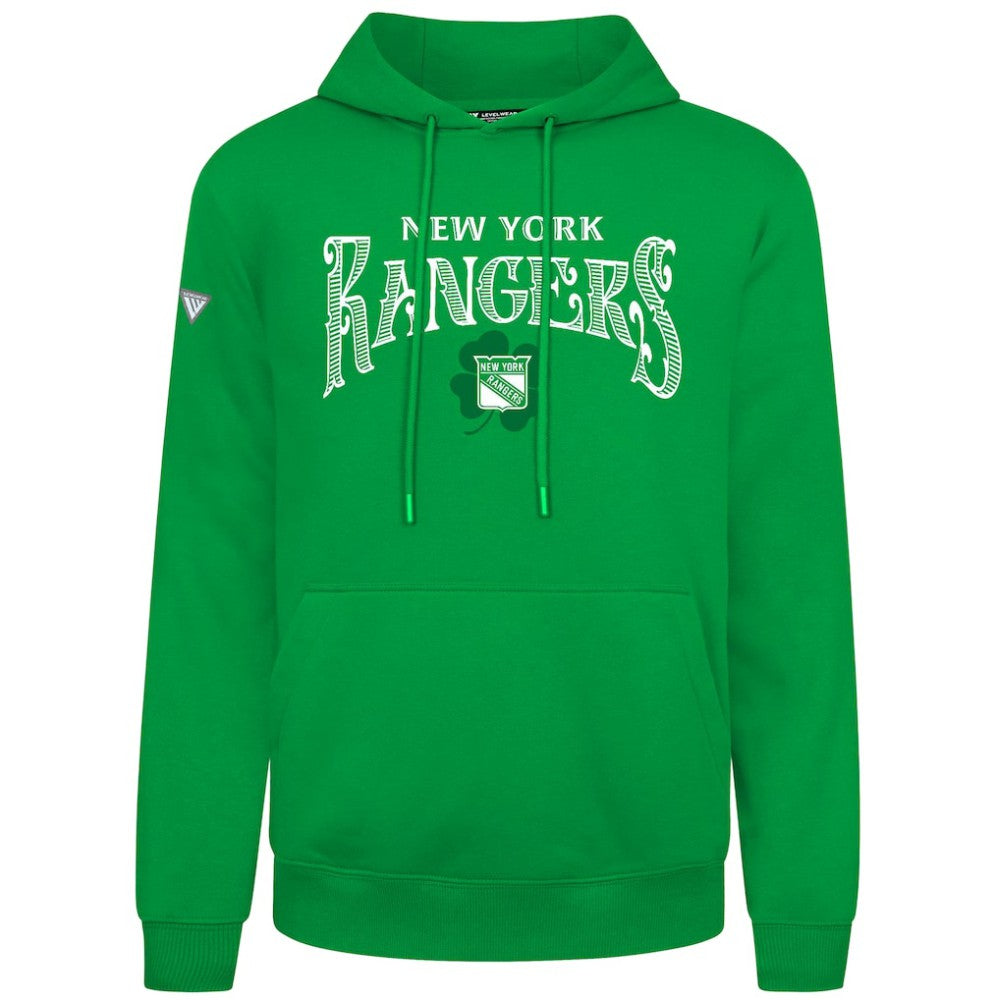 New York Rangers Levelwear St. Patrick's Day Podium Hoodie Online