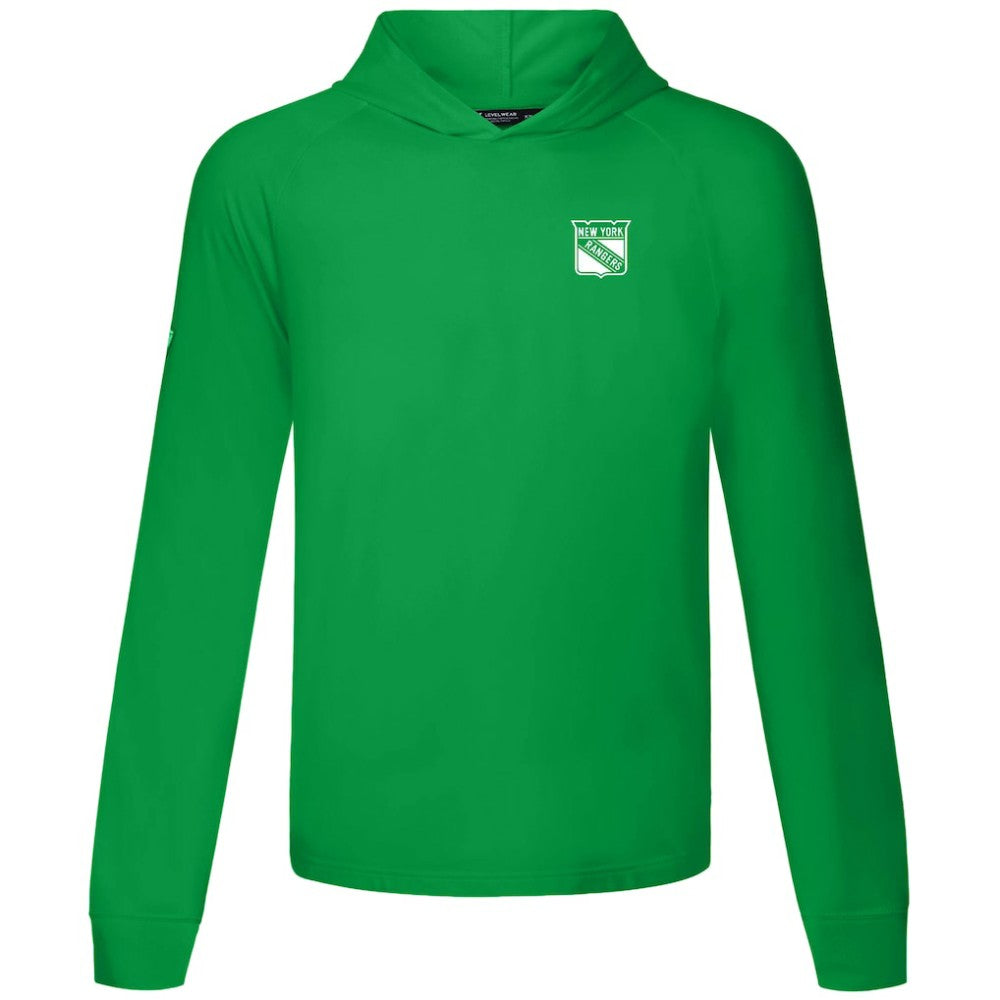 New York Rangers Levelwear St. Patrick's Day Dimension Hoodie For Sale