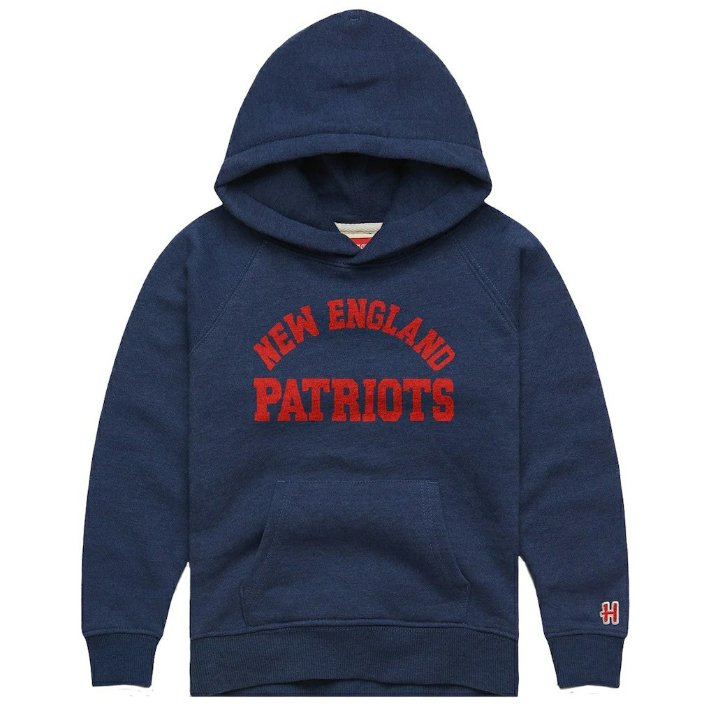 New England Patriots  Homage Youth Classic Tri-Blend Hoodie