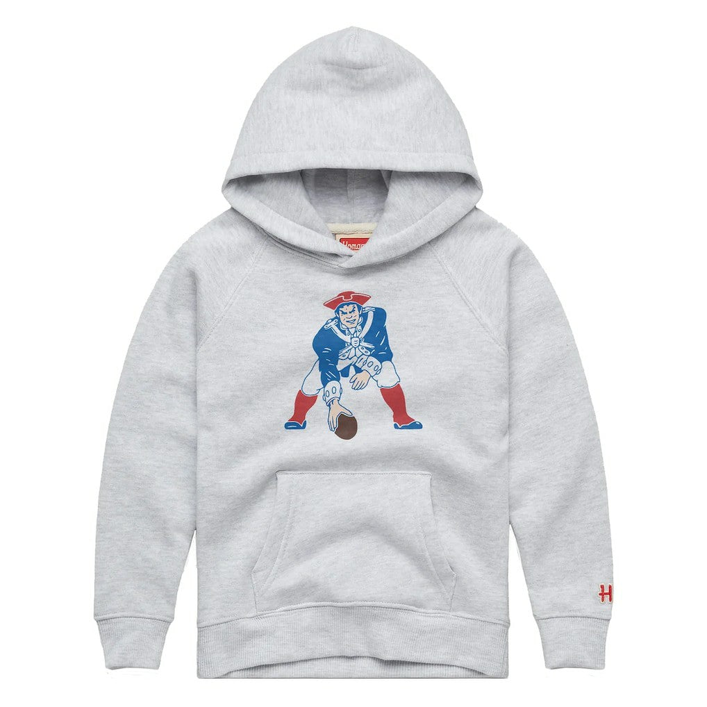 New England Patriots  Homage Youth 1979 Tri-Blend Hoodie