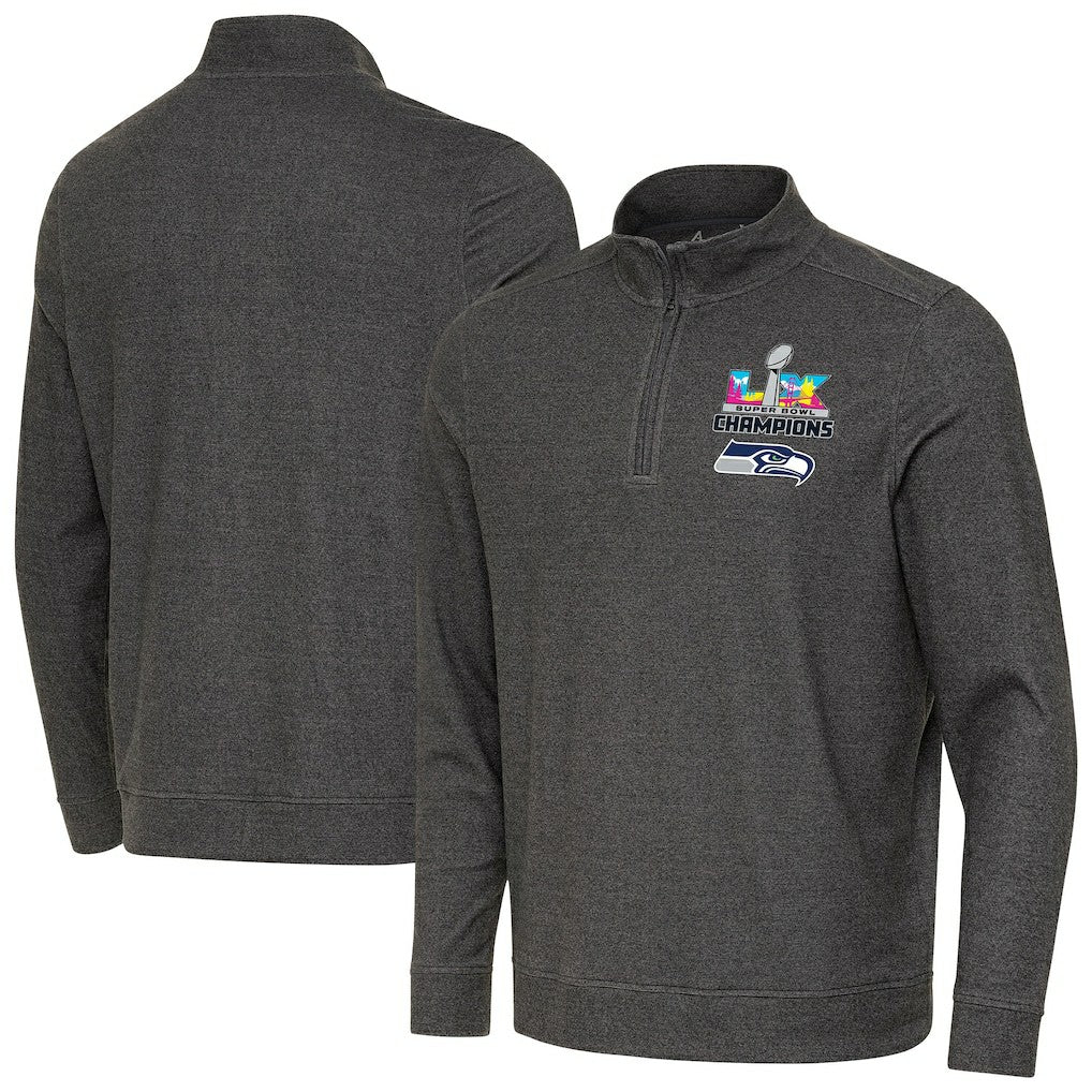 Seattle Seahawks Champion Antigua Super Bowl LX s Subtle Quarter-Zip Pullover