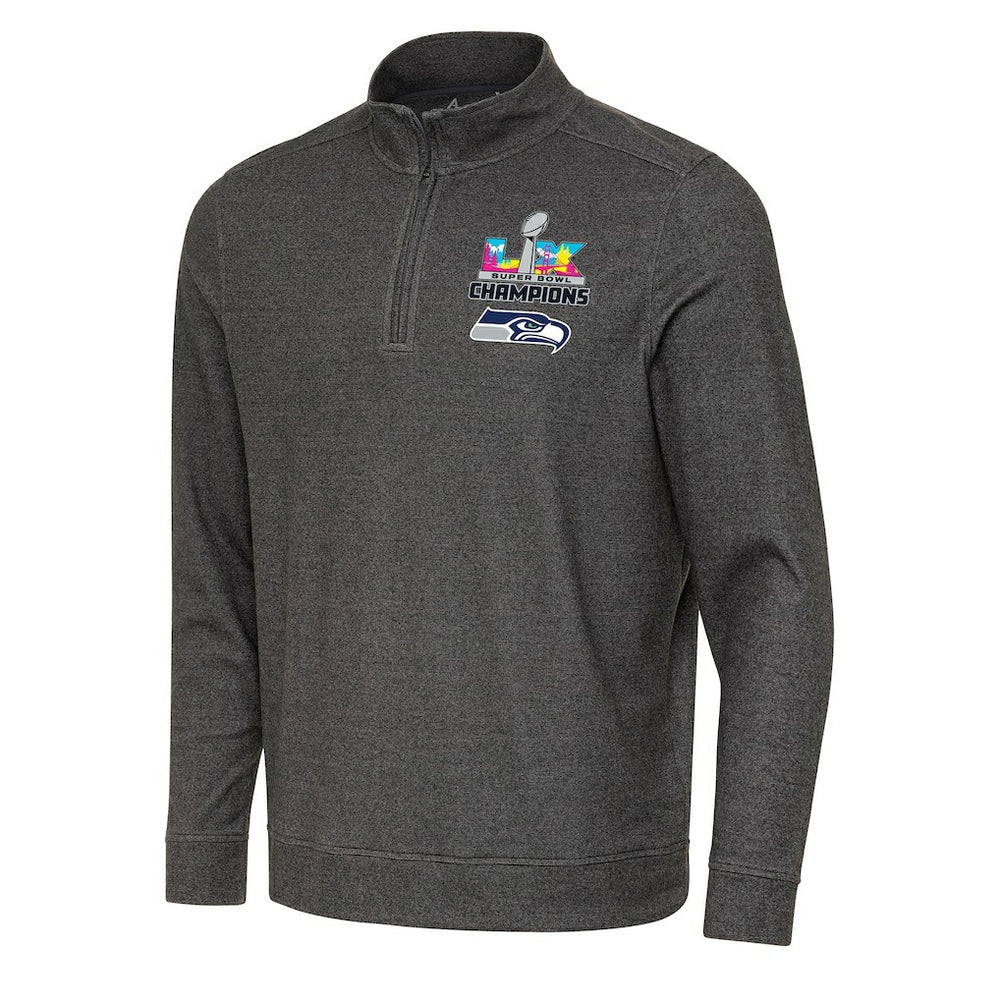 Seattle Seahawks Champion Antigua Super Bowl LX s Subtle Quarter-Zip Pullover